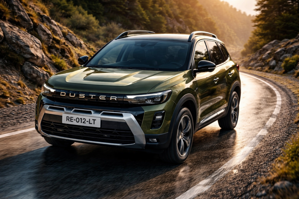 Renault Duster Hybrid highway driving SUV performance